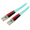 StarTech.com 10m 10 Gb Aqua Multimode 50/125 Duplex LSZH Fiber Patch Cable LC - LC