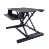 StarTech.com Sit Stand Desk Converter - With Large 35in Work Surface - Height Adjustable Standing Desk Converter - Stand Up Desk Converter - Ergonomic Desk Riser - Standing Desk Riser