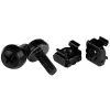StarTech.com M5 x 12mm - Screws and Cage Nuts - 100 Pack Black