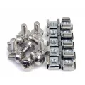 StarTech.com 100 Pkg M6 Mounting Screws and Cage Nuts for Server Rack