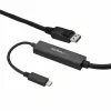 StarTech.com USB C to DisplayPort Cable - 3m - Black - 4K 60Hz - Thunderbolt 3 Compatible - USB C Cable - USB C Video Adapter