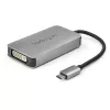 StarTech.com USB-C to DVI Adapter - Active Video Converter - USB 3.1 Type-C to Dual-Link DVI-D - 2560 x 1600 (CDP2DVIDP)