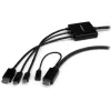 StarTech.com 2m 6 ft USB-C HDMI or Mini DisplayPort to HDMI Converter Cable