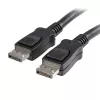 StarTech.com 7m DisplayPort Cable with Latches - High Resolution DP Cable - Black Latching DisplayPort Male to Male Cable - DP to DP 23 ft