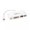 StarTech.com USB-C Multiport Adapter for Laptops - USB Power Delivery 2.0 - DVI - GbE - USB 3.0 - USB C Mini Laptop Docking Station - DVI Adapter - USB C Hub
