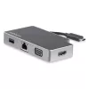 StarTech.com USB C Multiport Adapter with HDMI and VGA - 95W USB PD - Mac / Windows / Chrome - 4K - 1xA - GbE - Portable USB-C Adapter