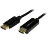 StarTech.com DisplayPort to HDMI converter cable - 3 ft (1m) - DP to HDMI adapter with built-in cable - (M / M) Ultra HD 4K - Connect your DisplayPortsource to an HDMI television or projector