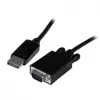StarTech.com 6 ft DisplayPort to VGA Adapter Converter Cable DP to VGA 1920x1200 Black