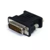 StarTech.com DVI to VGA Cable Adapter MF Black - 10 Pack DVI Male to VGA Female Adapter - DVI-I to VGA - 10 pack Black DVI to VGA Adapter
