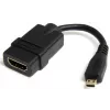 StarTech.com 5 inch High Speed HDMI Adapter Cable with Ethernet to HDMI Micro - F/M