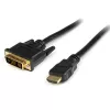 StarTech.com 0.5m HDMI to DVI-D Cable - HDMI to DVI Adapter / Converter Cable - 1x DVI-D Male 1x HDMI Male - Black 50 cm 20in - Digital Video Cable