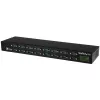 StarTech.com 16-Port USB-to-Serial Adapter Hub - USB to RS232 Serial Port Adapter with Daisy Chain - Rackmount - RS232 Multiplexer - Serial Converter with FTDI chipset and COM Port Retention