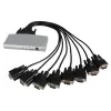 StarTech.com 8 Port USB to RS232 Serial DB9 Adapter HUB