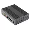 StarTech.com Industrial 5 Port Gigabit Ethernet Switch - 4 PoE RJ45 +2 SFP Slots 30W PoE+ 12-48VDC 10/100/1000 Rugged Power Over Ethernet LAN Switch -40C to 75C - DIN Mountable (IES1G52UP12V)