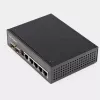 StarTech.com Industrial 6 Port Gigabit Ethernet Switch 5 PoE RJ45 +2 SFP Slots 30W PoE+ 48VDC 10/100/1000 Power Over Ethernet LAN Switch -40C to 75C with DIN Connector/Mountable (IES1G52UPDIN)