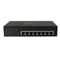 StarTech.com 8 Port Unmanaged Industrial Gigabit Power over Ethernet Switch802.3af/at PoE+ SwitchWall MountablePoE Network SwitchGigabit PoE Switch 8 Port PoE Gigabit Switch