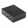 StarTech.com PoE+ Industrial Fiber to Ethernet Media Converter 60W - SFP to RJ45 - Singlemode/Multimode Fiber to Copper Gigabit Ethernet - Compact Size - IP-30/ -40 to +75C (IMC1GSFP60W)