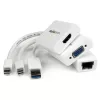 StarTech.com Macbook Air Accessories Kit - MDP to VGA / HDMI and USB 3.0 Gigabit Ethernet Adapter Bundle - Macbook Air Connectivity Kit