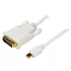 StarTech.com 3 ft Mini DisplayPort to DVI Adapter Converter Cable Mini DP to DVI 1920x1200 - White