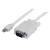 StarTech.com 15 ft Mini DisplayPort to VGA Adapter Converter Cable mDP to VGA 1920x1200 White