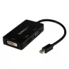 StarTech.com Mini DisplayPort to VGA DVI HDMI Adapter3-in-1 mDP Converter
