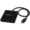 StarTech.com USB-C to HDMI Multi Monitor Splitter - Thunderbolt 3 Compatible - 2-Port MST Hub - Connect two independent displays to a single USB Type-C port