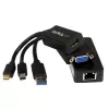 StarTech.com Microsoft Surface Pro 3 HDMI VGA and Gigabit Ethernet Adapter Bundle - MDP to HDMI / MDP to VGA - USB 3.0 to GbE - Surface Pro 3 Accessories - Surface Pro Display / Network Adapter