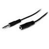 StarTech.com 2m Slim 3.5mm Stereo Extension Audio Cable - M/F