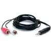 StarTech.com 6ft PC to Stereo Cable M/M Mini to 2 RCA