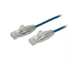 StarTech.com 1 m CAT6 Cable - Slim CAT6 Patch Cord - Blue - Snagless RJ45 Connectors - Gigabit Ethernet Cable - 28 AWG (N6PAT100CMBLS)