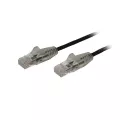 StarTech.com 3 m CAT6 Cable - Slim CAT6 Patch Cord - Black - Snagless RJ45 Connectors - Gigabit Ethernet Cable - 28 AWG (N6PAT300CMBKS)