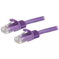 StarTech.com 5m Purple Cat6 Ethernet Patch Cable with Snagless RJ45 Connectors
