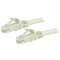 StarTech.com 0.5m White Cat6 Ethernet Patch Cable with Snagless RJ45 Connectors