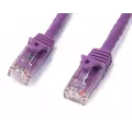 StarTech.com 15 m Purple Snagless Cat6 UTP Patch Cable - ETL Verified