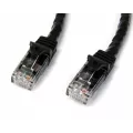StarTech.com 2 m Black Snagless Cat6 UTP Patch Cable - ETL Verified