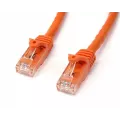 StarTech.com 1m Orange Gigabit Snagless RJ45 UTP Cat6 Patch Cable - 1 m Patch Cord - Ethernet Patch Cable - RJ45 Male to Male Cat 6 Cable
