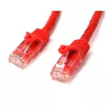 StarTech.com 1m Red Gigabit Snagless RJ45 UTP Cat6 Patch Cable - 1 m Patch Cord - Ethernet Patch Cable - RJ45 Male to Male Cat 6 Cable