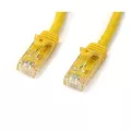 StarTech.com 1m Yellow Gigabit Snagless RJ45 UTP Cat6 Patch Cable - 1 m Patch Cord - Ethernet Patch Cable - RJ45 Male to Male Cat 6 Cable