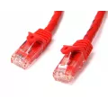 StarTech.com 5m Red Gigabit Snagless RJ45 UTP Cat6 Patch Cable - 5 m Patch Cord - Ethernet Patch Cable - RJ45 Male to Male Cat 6 Cable
