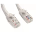 StarTech.com 15 ft White Gigabit Snagless RJ45 UTP Cat6 Patch Cable - 15ft Patch Cord