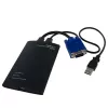 StarTech.com KVM Console to Laptop USB 2.0 Portable Crash Cart Adapter with File Transfer - Portable KVM Console - USB Crash Cart - VGA Laptop KVM Console Adapter