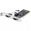 StarTech.com 2-Port PCI RS232 Serial Adapter Card DB9