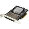 StarTech.com Quad Port SFP+ Server Network Card - PCI Express - Intel XL710 Chip