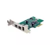 StarTech.com 3 Port 2B 1A Low Profile 1394 PCI-E FireWire Card