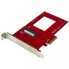 StarTech.com U.2 to PCIe Adapter for 2.5in U.2 NVMe SSD - SFF-8639 - x4 PCI Express 3.0