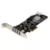 StarTech.com 4 Port Dual Bus PCIe SuperSpeed USB 3.0 Adapter Card with LP
