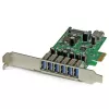 StarTech.com 7 Port PCI Express USB 3.0 Card - Standard & Low-Profile - SATA Power - UASP Support - 1 Internal & 6 External USB 3.0 Ports - Native OS Support in Windows 8 & 8.1