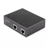 StarTech.com Industrial Gigabit PoE Injector - High Speed/High Power 90W - 802.3bt PoE++ 48V-56VDC DIN Rail UPoE/Ultra Power Over Ethernet Injector Adapter -40C to +75C Rugged (POEINJ1G90W)