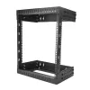 StarTech.com Mount your server or networking equipment using this adjustable 12U wall-mount network rack