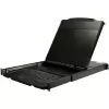 StarTech.com 17in HD Rackmount KVM Console - Dual Rail - Cables and Mounting Brackets Included - DVI and VGA - Rackmount LCD Monitor